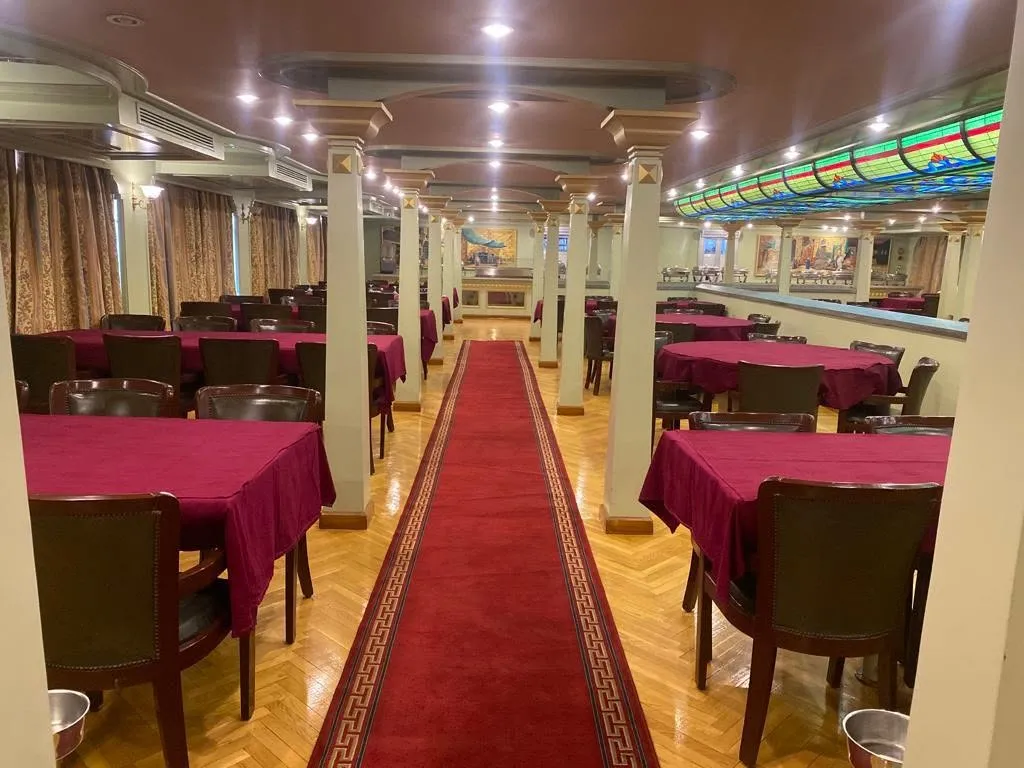 Restaurant aboard the MS King Tut III Nile Cruise Nile cruise